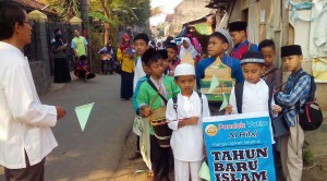Pawai Yayasan Anak yatim Al Hilal Bandung 1437