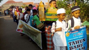 Pawai Yayasan Anak yatim Al Hilal Bandung 1437